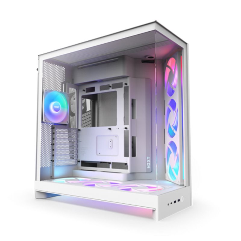 NZXT H9 Flow RGB+ Midi Tower Blanco