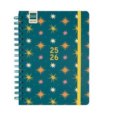 AGENDA ESCOLAR 2025-2026 CURSO COSMO 4º 155X212 SEMANA VISTA HORIZONTAL STARS+ FINOCAM 537050126