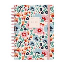 AGENDA ESCOLAR 2025-2026 MONIQUILLA E10-155X212 SEMANA VISTA HORIZONTAL DALIA+ FINOCAM 646010326