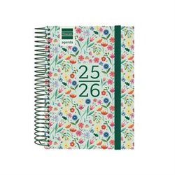 AGENDA ESCOLAR 2025-2026 SECUNDARIA 8º 120X164 1DIA PAGINA FIORI+ FINOCAM 634264926