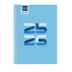 AGENDA ESCOLAR 2025-2026 COOL 8º 120X164 SEMANA VISTA HORIZONTAL AZUL+ FINOCAM 645000126
