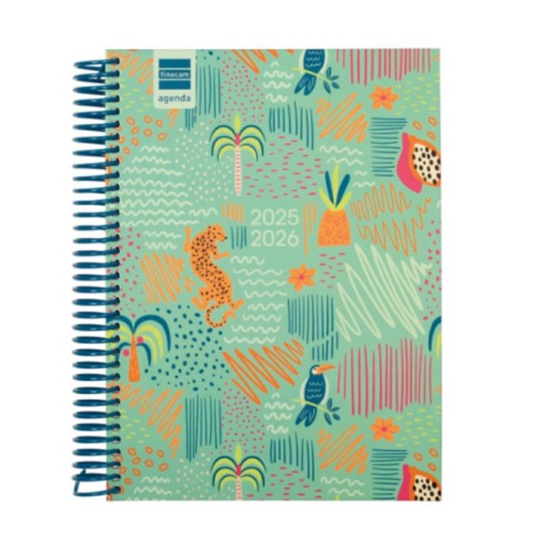 AGENDA ESCOLAR 2025-2026 DIVA 4º 155X212 1DIA PAGINA SELVA+ FINOCAM 536160626