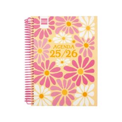 AGENDA ESCOLAR 2025-2026 DIVA 4º 155X212 1DIA PAGINA SPRING+ FINOCAM 536160426
