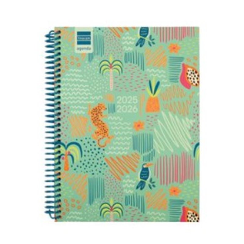 AGENDA ESCOLAR 2025-2026 DIVA 4º 155X212 SEMANA VISTA HORIZONTAL SELVA+ FINOCAM 536140626