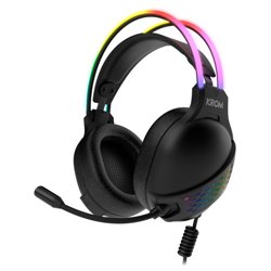 Krom Klaim Auriculares Diadema USB tipo A Negro
