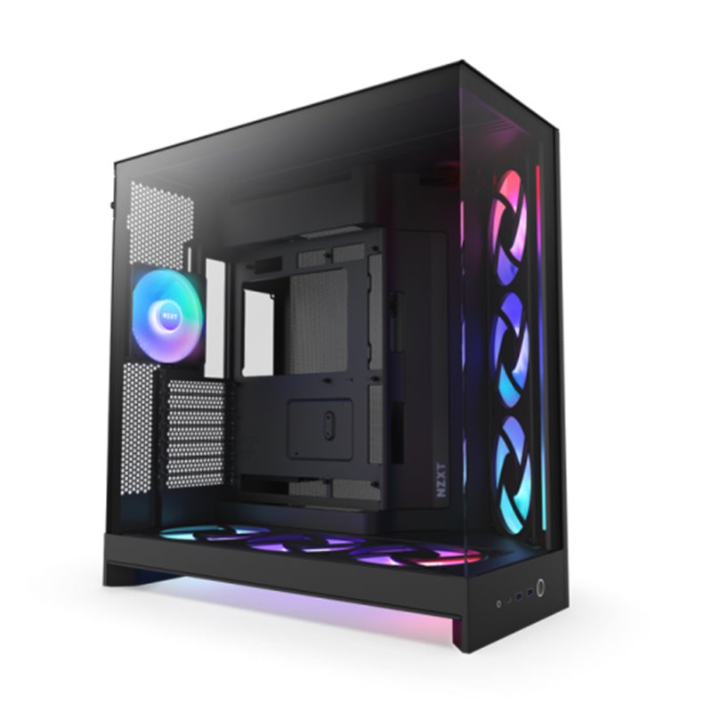 NZXT H9 Flow RGB+ Midi Tower Negro