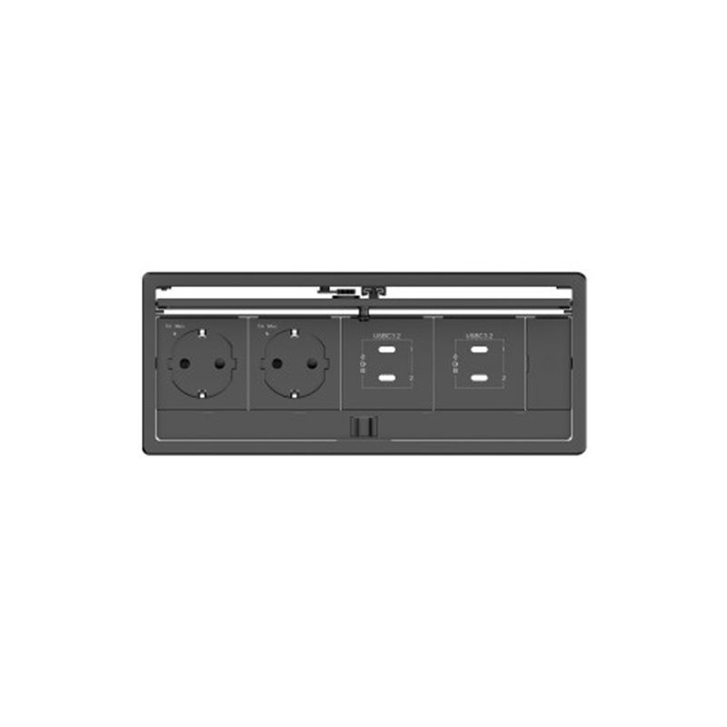 Kramer Electronics T-IN4-REC2(B) Negro