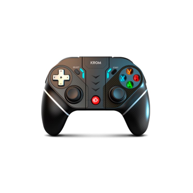 Krom KEXAL Negro, Rojo, Blanco Bluetooth/USB Gamepad Analógico/Digital Android, Nintendo Switch, PC, iOS
