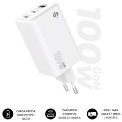 SUBBLIM CARGADOR GAN 35W CHARGER USB C