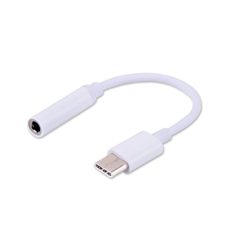 ADAPTADOR USB-C A JACK 3.5 SAVIO AK-35 WHITE