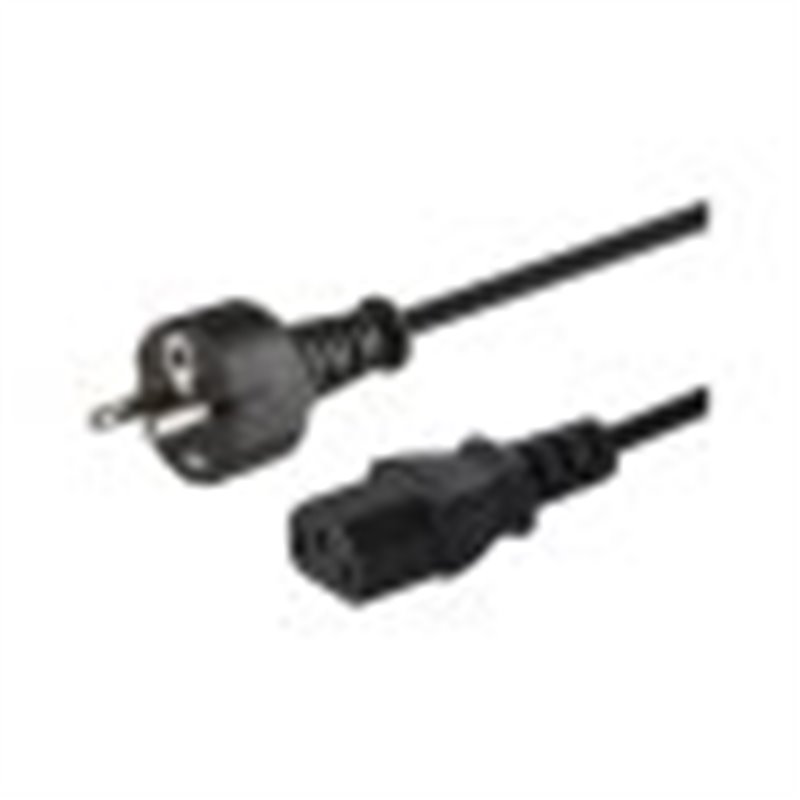CABLE ALIMENTACIÓN 1.2M SCHUKO-IEC C13 SAVIO CL-89