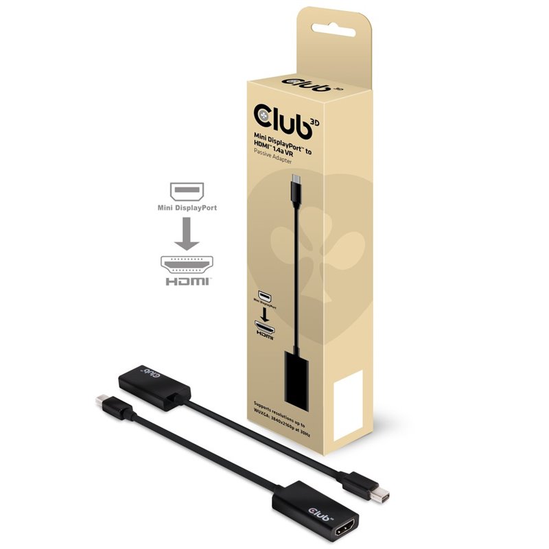 CABLE MINI DISPLAYPORT A DP 1.4 CLUB3D M/H