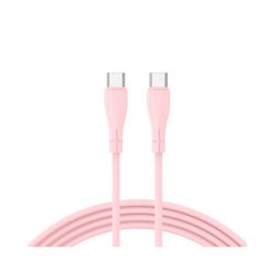 CABLE COOL USB-C A USB-C 1M SILICONA PINK