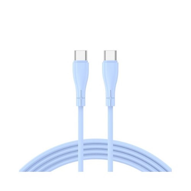 CABLE COOL USB-C A USB-C 1M SILICONA BLUE