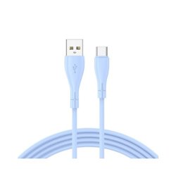 CABLE COOL USB A USB-C 1M NYLON BLUE