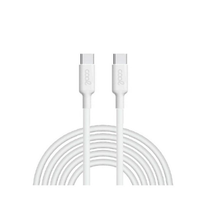 CABLE COOL USB -C A USB-C 3M WHITE