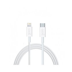 CABLE COOL USB-C A LIGHTNING 1.2M WHITE