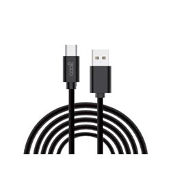 CABLE COOL USB A USB-C 3M BLACK