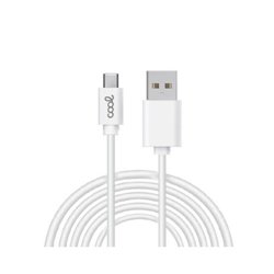 CABLE COOL USB-C A USB 3M WHITE
