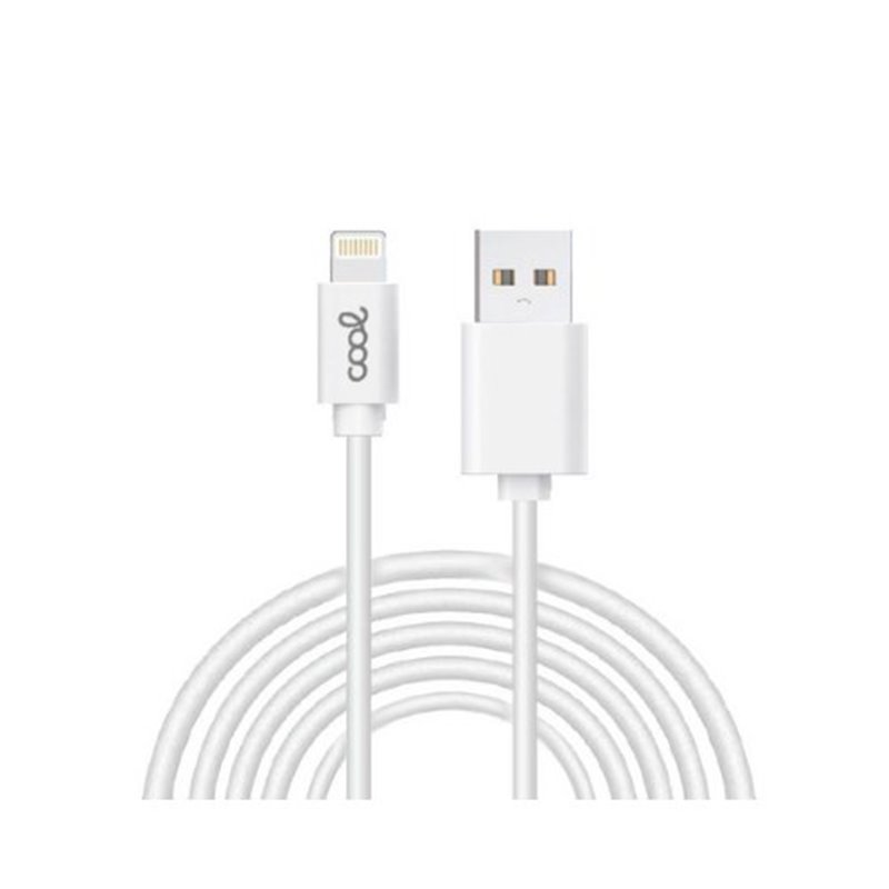 CABLE COOL USB LIGHTNING 3M WHITE