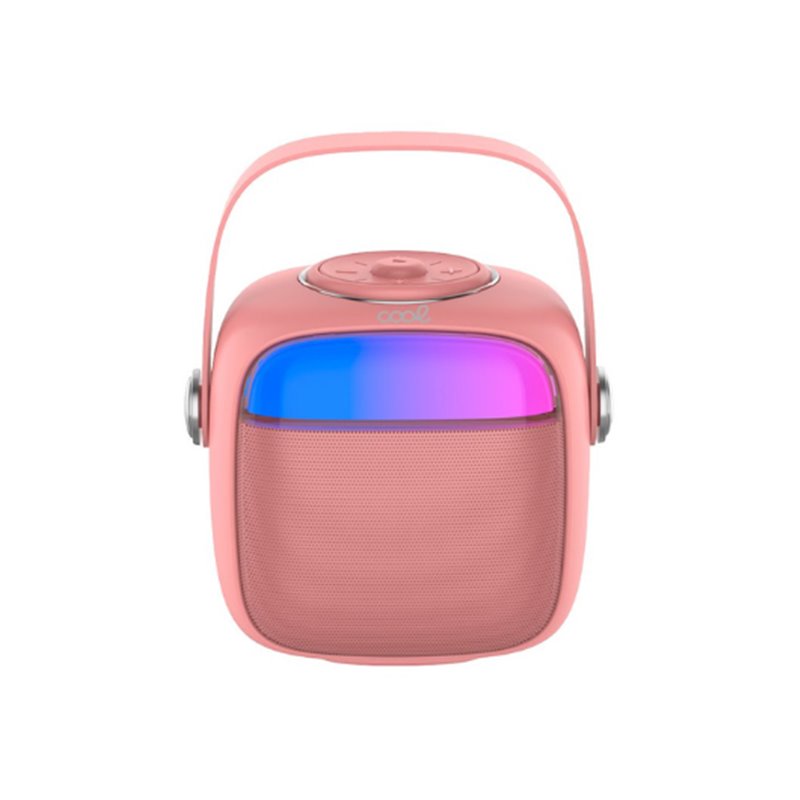 ALTAVOZ KARAOKE COOL MINI KARAOKE 6W ROSA