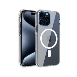 FUNDA COOL IPHONE 16 PRO MAX MAG TRANSPARENTE