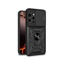 FUNDA COOL IPHONE 16 PRO MAX HARD RING NEGRO
