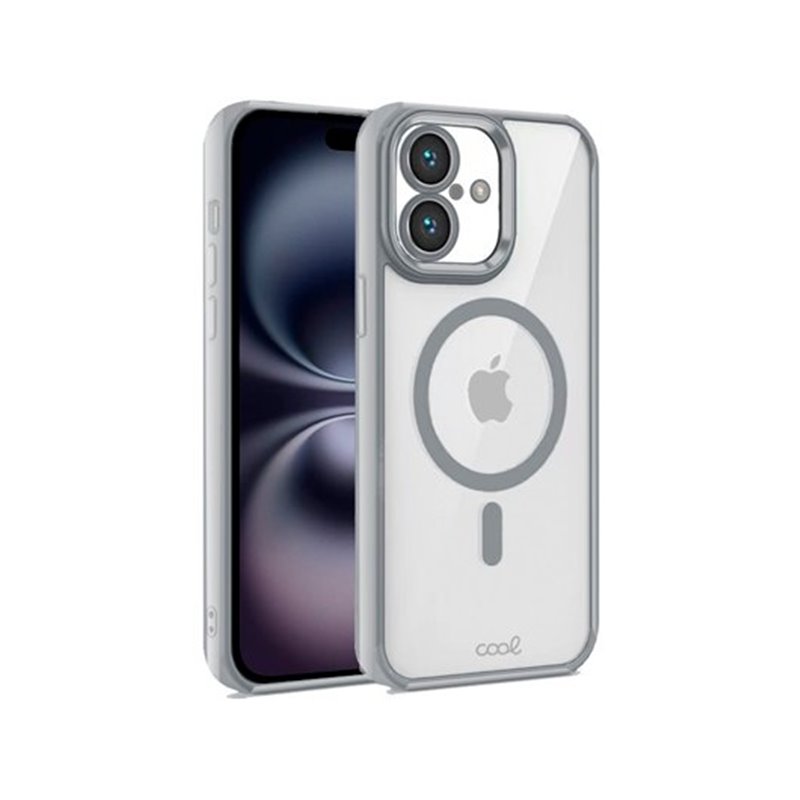 FUNDA COOL IPHONE 16 MAGNETICA PLATA