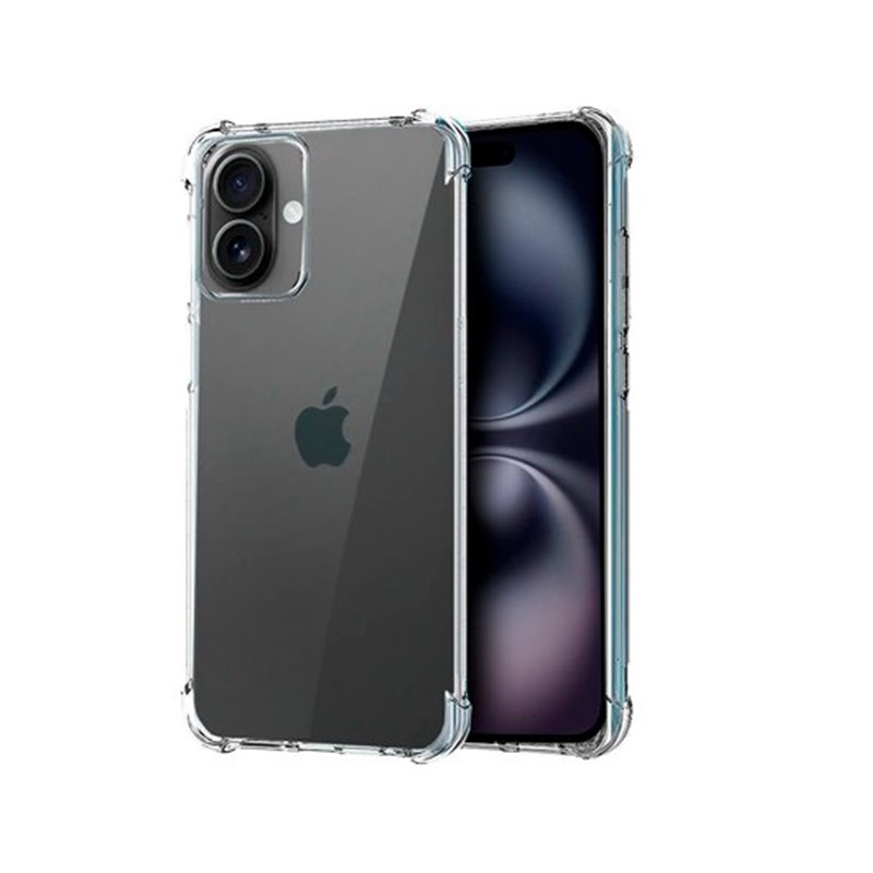 FUNDA COOL IPHONE 16 TRANSPARENTE