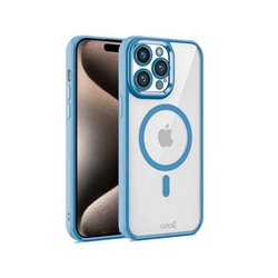 FUNDA COOL IPHONE 15 PRO MAX MAG CELESTE
