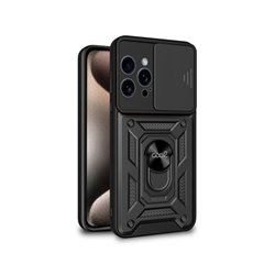 FUNDA COOL IPHONE 15 PRO MAX HARD RING NEGRO