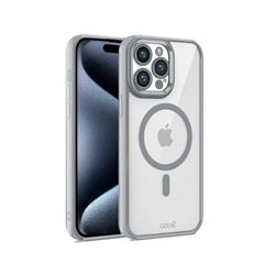 FUNDA COOL IPHONE 15 PRO MAGNETICA PLATA