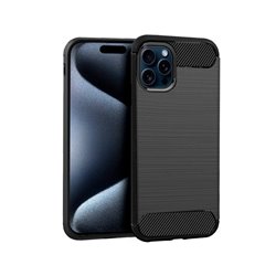 FUNDA COOL IPHONE 15 PRO CARBON NEGRO