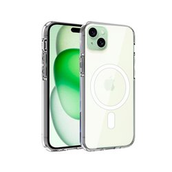FUNDA COOL IPHONE 15 MAGNETICA TRANSPARENTE