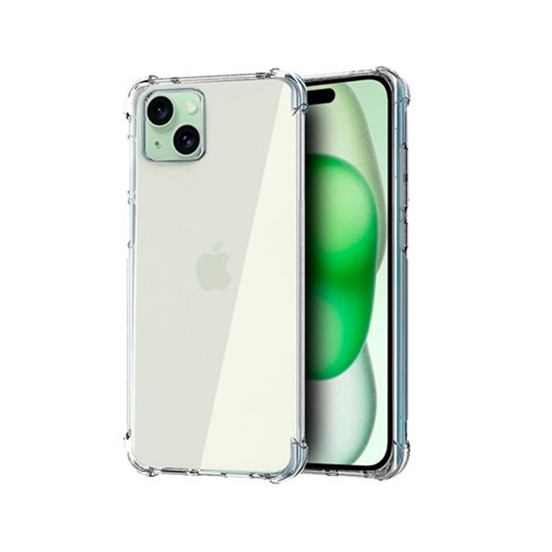 FUNDA COOL IPHONE 15 TRANSPARENTE