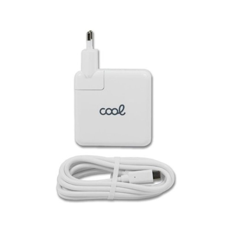 CARGADOR COOL MACBOOK 67W CABLE USBC WHITE