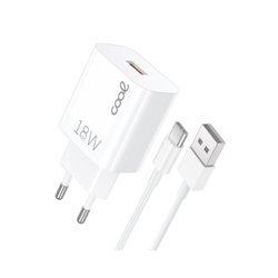 CARGAGOR COOL USB-C 3AMP CARGA RAPIDA WHITE CABLE