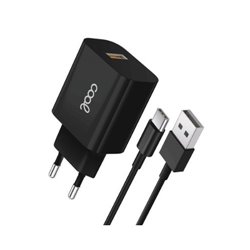 CARGADOR COOL  USB-C 12W 2.4 AMP BLANCK CABLE .,2M