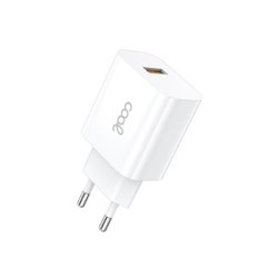 CARGADOR COOL 1USB 12W  2.4 AMP WHITE
