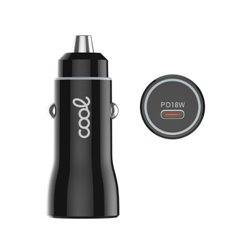 CARGADOR COOL COCHE 1 USB-C 18W CARGA RAPIDA
