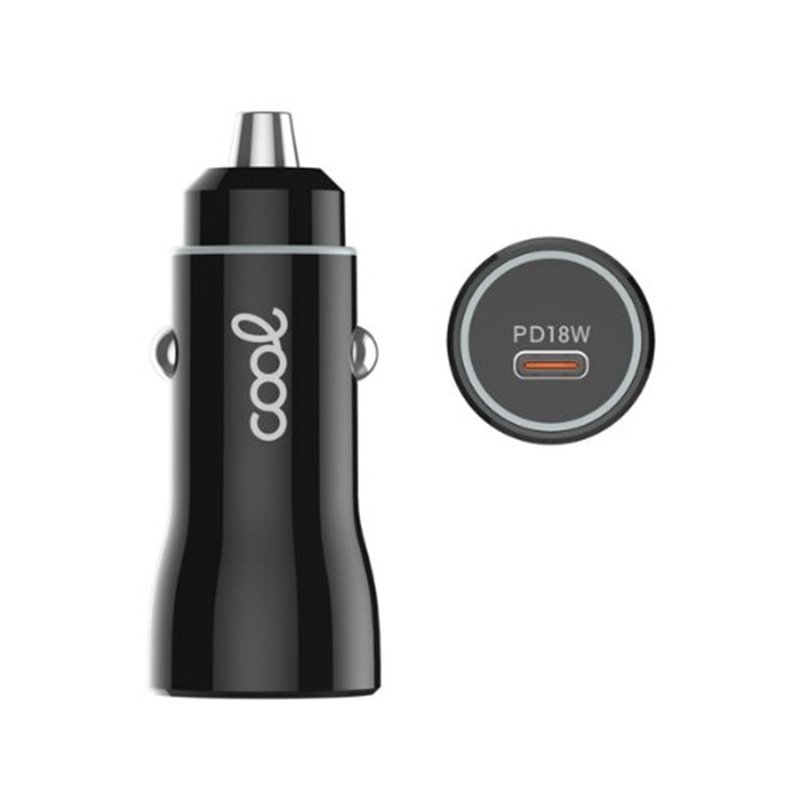 CARGADOR COOL COCHE 1 USB-C 18W CARGA RAPIDA