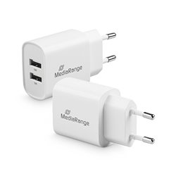 CARGADOR MEDIARANGE DUAL USB-A 12W