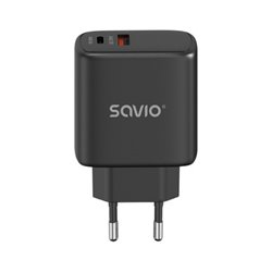 CARGADOR SAVIO LA-06 DUAL 30W USB 3.0