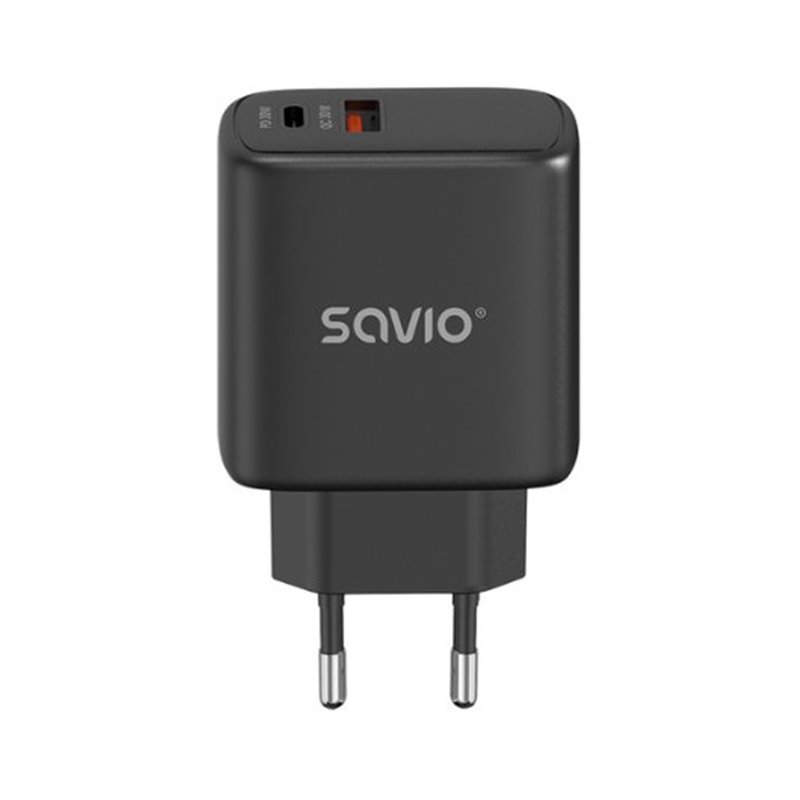 CARGADOR SAVIO LA-06 DUAL 30W USB 3.0