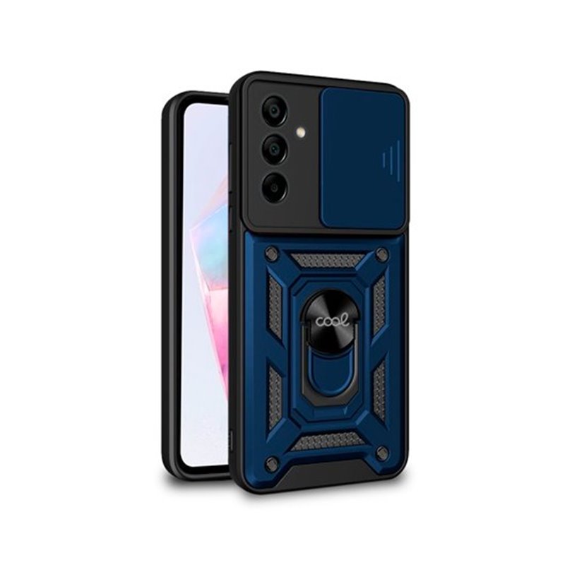 FUNDA COOL SAMSUNG GALAXY A35 HARD RING AZUL
