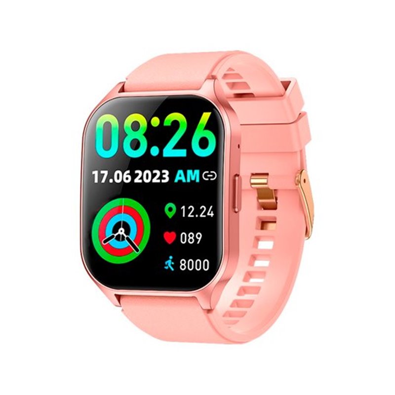 SMARTWATCH COOL AMOLED CURVED ROSA