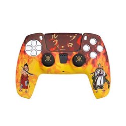 KIT FUNDA+GRIPS+STICKER MANDO PS5 BLADE  ONE PIECE