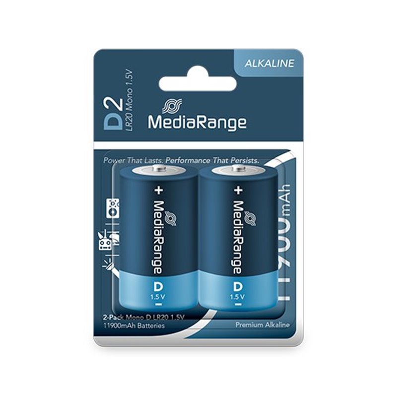 PILAS ALCALINAS MEDIARANGE MONO-D