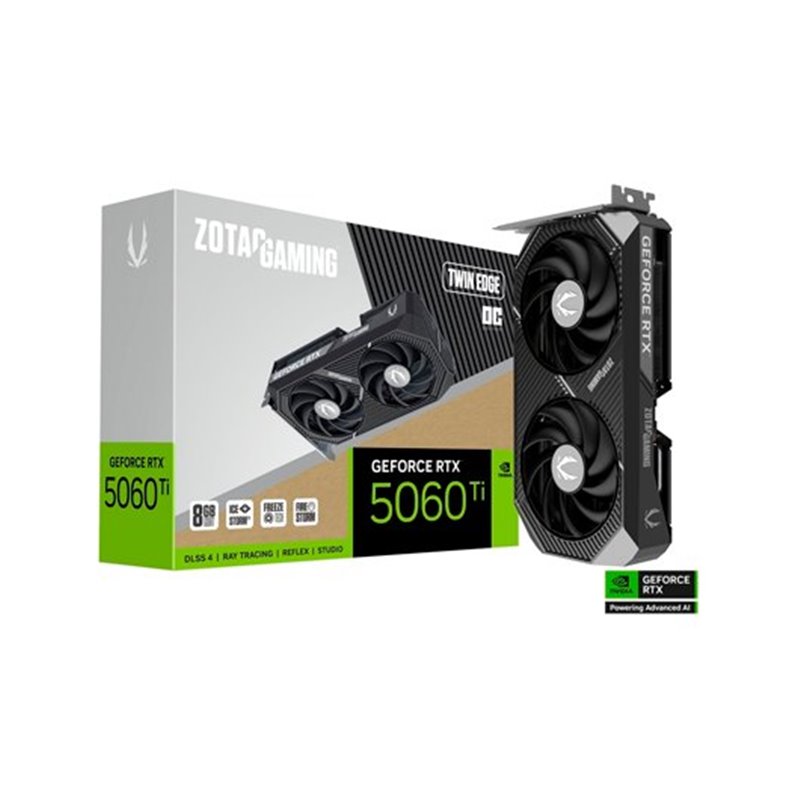 TARJETA GRÁFICA ZOTAC RTX 5060TI TWIN EDGE OC 8GB