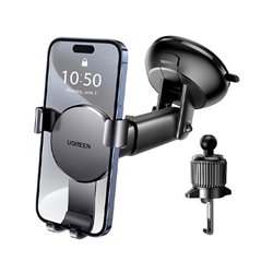 SOPORTE COCHE UGREEN VENTOSA BLACK